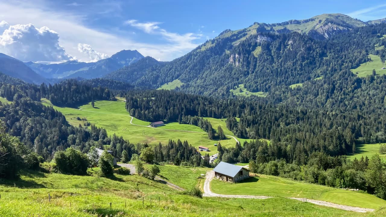 Allgäu Landscape Background